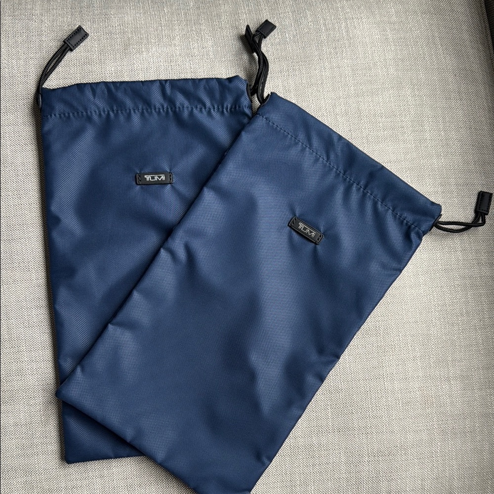 TUMI Navy Travel Pouches